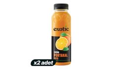 2'li Exotic Sıkma Portakal Suyu 330 ml Paketi