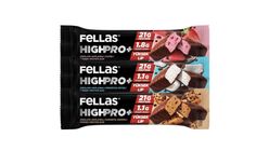 3x Fellas HighPro+ Chocolate-Covered Protein Bar – Mixed Bundle