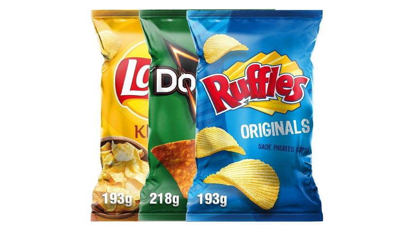 Doritos Taco & Lay's & Ruffles Chips Bundle