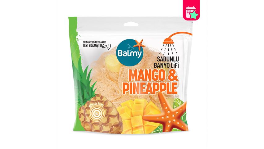 Balmy Mango & Pineapple Soapy Bath Loofah
