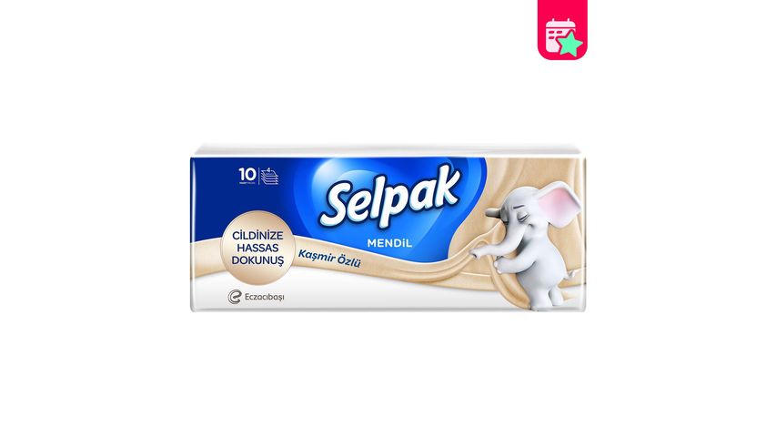 Selpak Lotioned Cashmere Tissue 10 Pieces