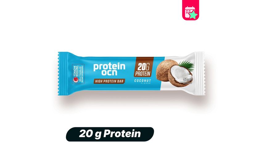 Protein Ocn Coconut Flavored High Protein Bar 50 g