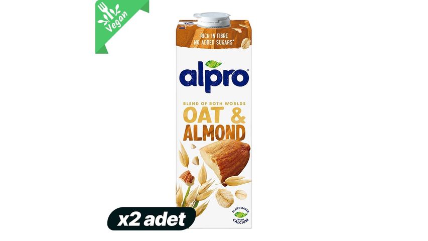 2x Alpro Oat & Almond Drink 1 L Bundle
