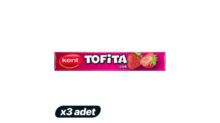 3'lü Kent Tofita Çilek 47 g Paketi