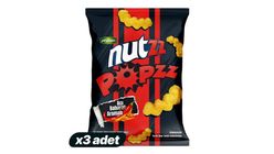 3'lü Nutzz Popzz Acı Baharat Aromalı Mısır Çerezi 90 g Paketi