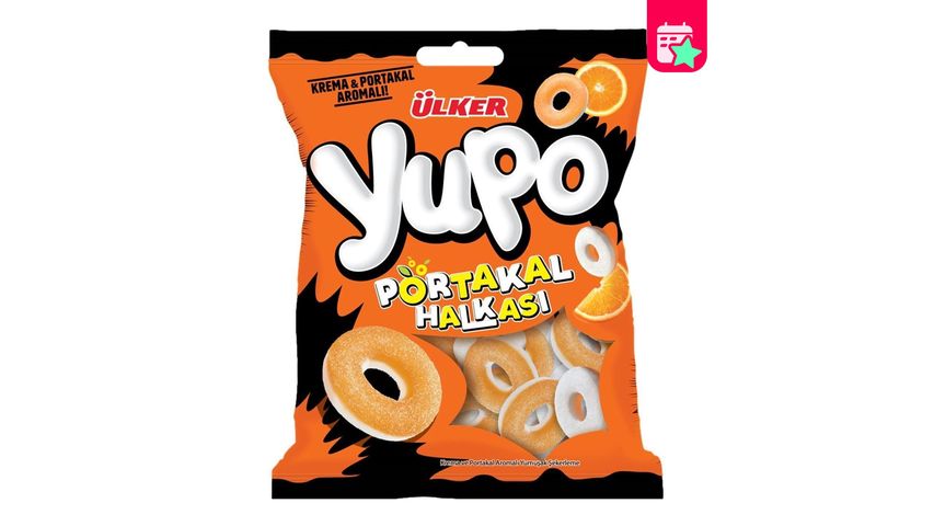 Ülker Yupo Jelly Orange Rin gs 70 g