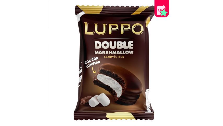 Luppo Double Marshmallow Sandwich Cake 28.7 g