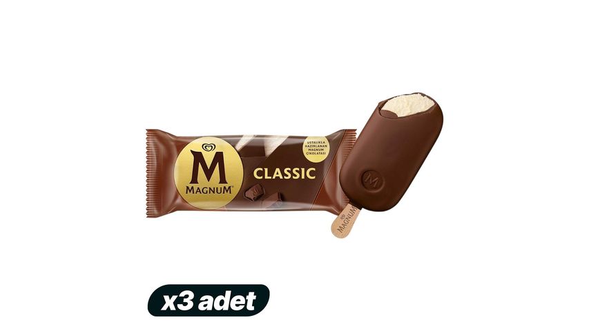 3x Algida Magnum Classic Bundle
