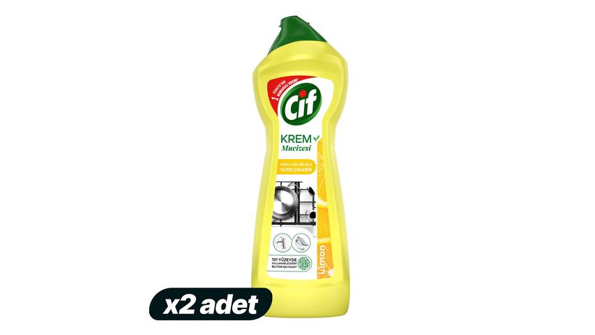 2'li Cif Krem Limon Kokulu Paketi