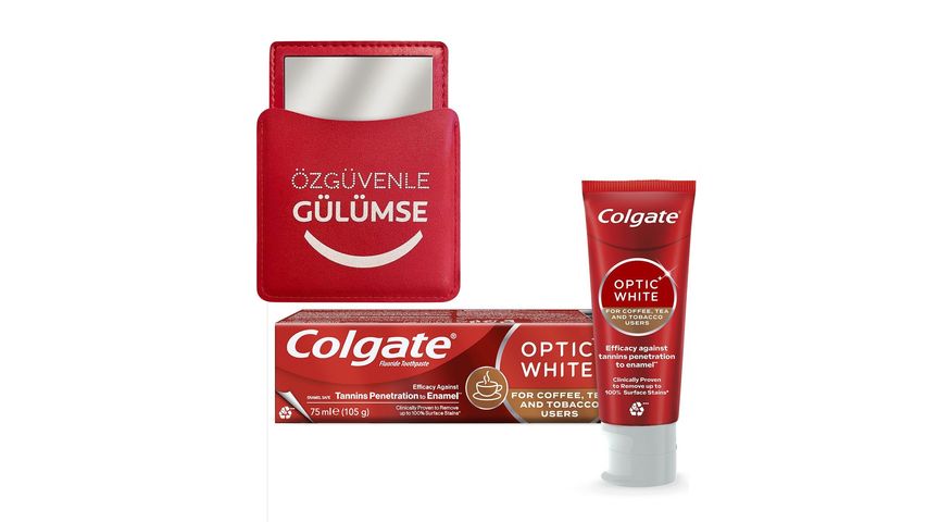 colgate optic white tea coffee and tobacco users toothpaste Colgate Optic White Toothpaste For Coffee Tea safe for daily use Colgate Optic White Whitening Toothpaste