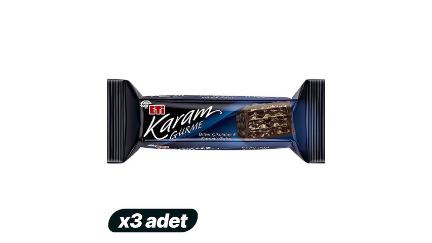 3x Eti Caramel Gourmet Wafer Bundle