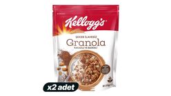 2'li Kellogg's Şeker İlavesiz Kakao & Bademli Granola 250 g Paketi