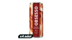 4x OBSESSO Iced Caramel Macchiato 250 ml Bundle