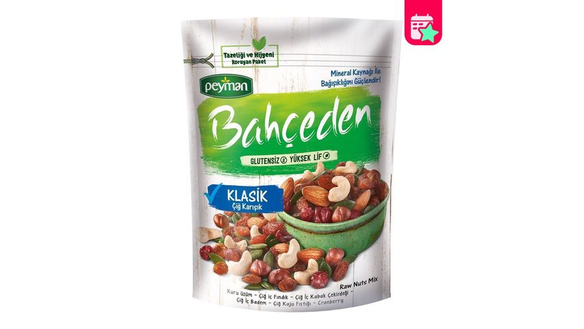 Peyman Raw Mixed Nuts 165 g