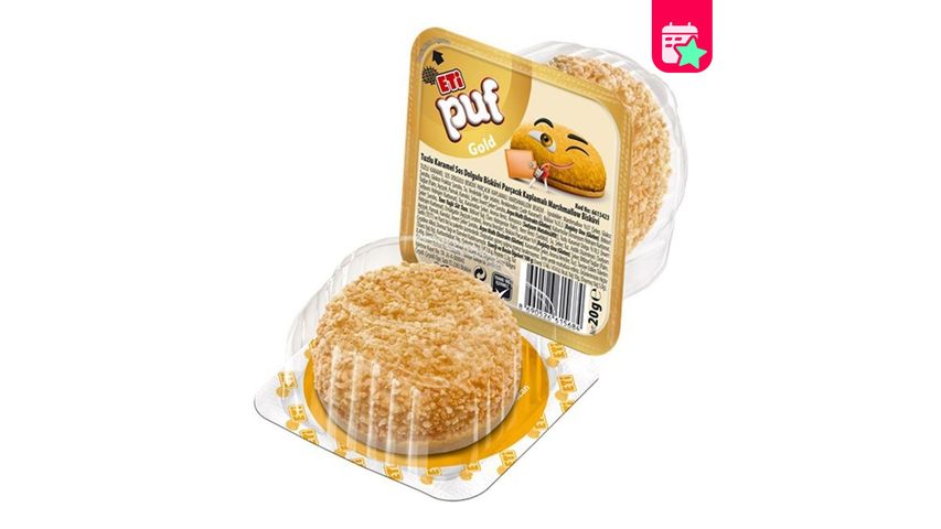 Eti Puff Salted & Caramel Biscuits 20 g