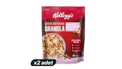 2'li Kellogg’s Turna Yemişi, Kabak Çekirdeği & Fındıklı Granola 250 g Paketi