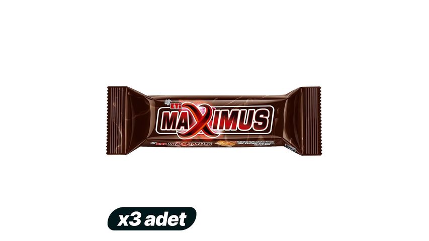 3x Eti Maximus Peanut Bar 36 g Bundle