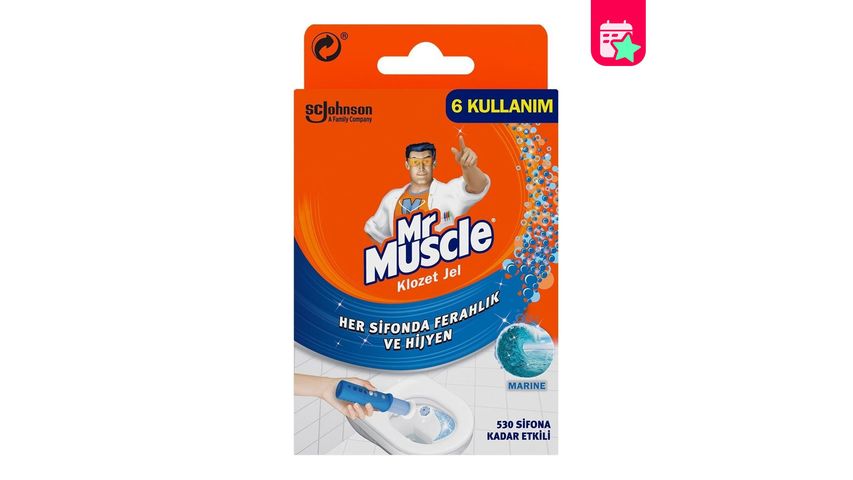 Mr. Muscle Toilet Bowl Gel Marine 36 ml