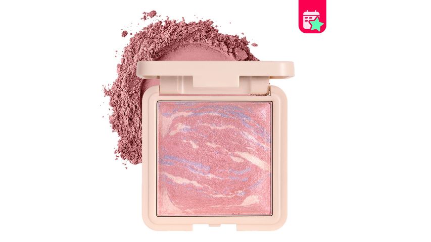 Note Marble Baked Blusher 03 Pink Aura