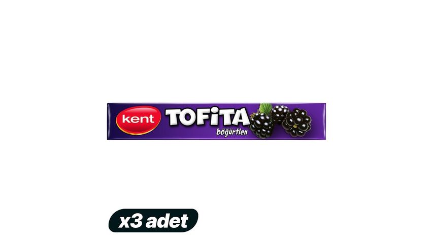 3'lü Kent Tofita Böğürtlen 47 g Paketi