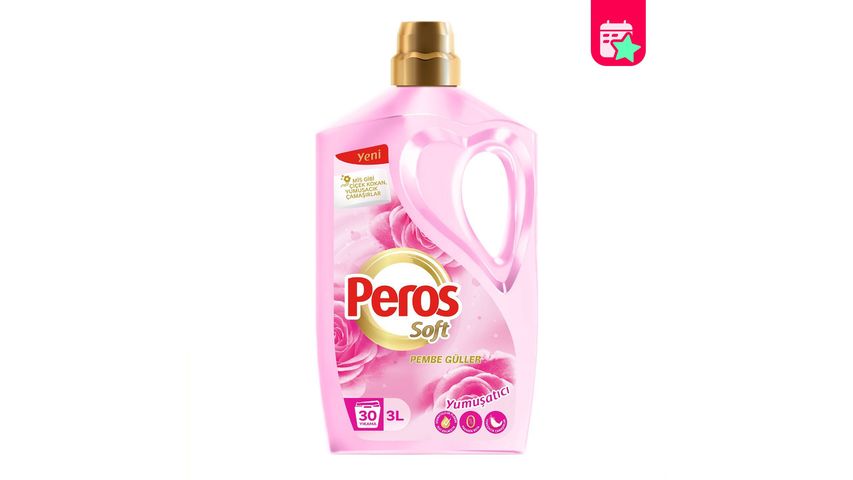 Peros Classic Fabric Softener Pink Roses 3 L