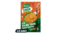 3'lü Knorr Çabuk Kajun Tavuk Bardak Makarna Paketi