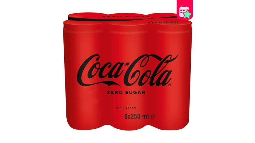 Coca-Cola Zero Sugar 6 x 250 ml