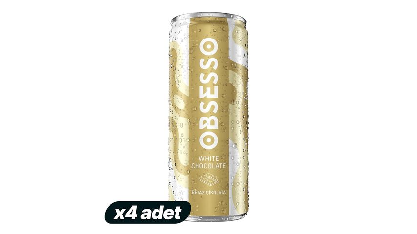 4x OBSESSO Iced White Chocolate Mocha 250 ml Bundle
