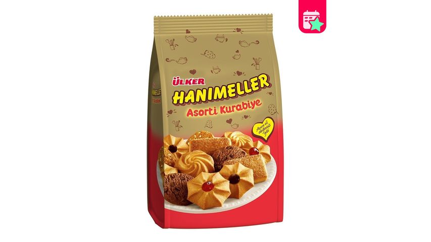 Ülker Hanımeller Assorted Mixed Sweet Cookies 150 g