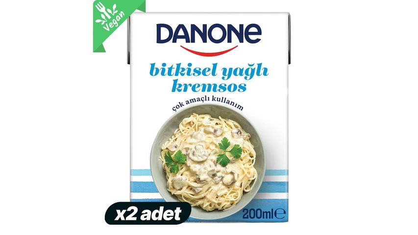 2'li Danone Bitkisel Yağlı Kremsos 200 ml Paketi