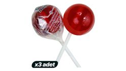 3'lü Original Gourmet Vişne Aromalı Lolipop 31 g Paketi