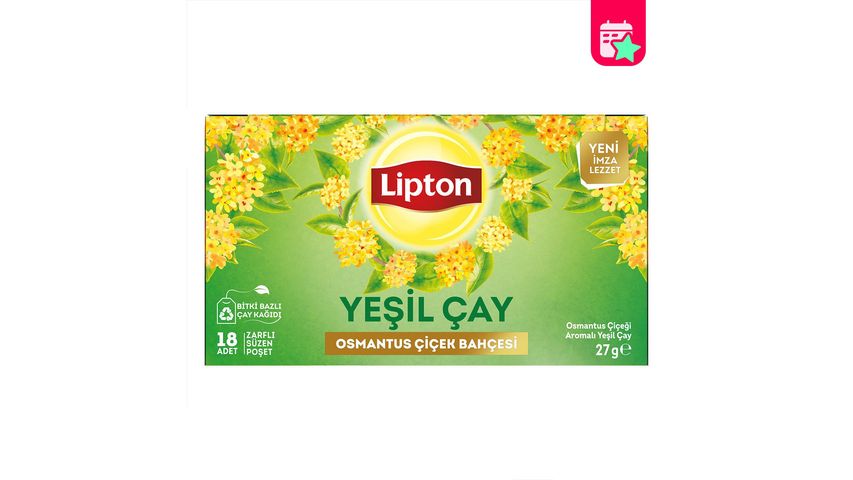 Lipton Osmanthus Flower Flavoured Green Tea 18 Bags 27 g