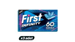 3x First 60 Minutes Mint Flavored Sugar-Free Gum 27 g Bundle