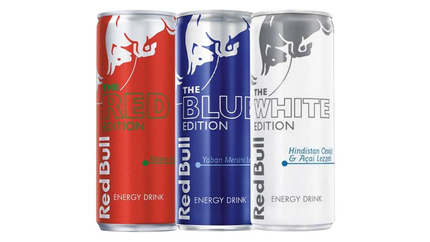 Red Bull Watermelon & Coconut & Blueberry Energy Drink 250 ml Bundle