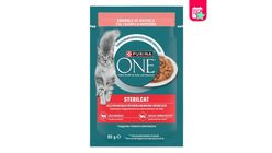 Purina One Sterilcat Salmon & Carrot Wet Cat Food for Sterilised Cats 85 g