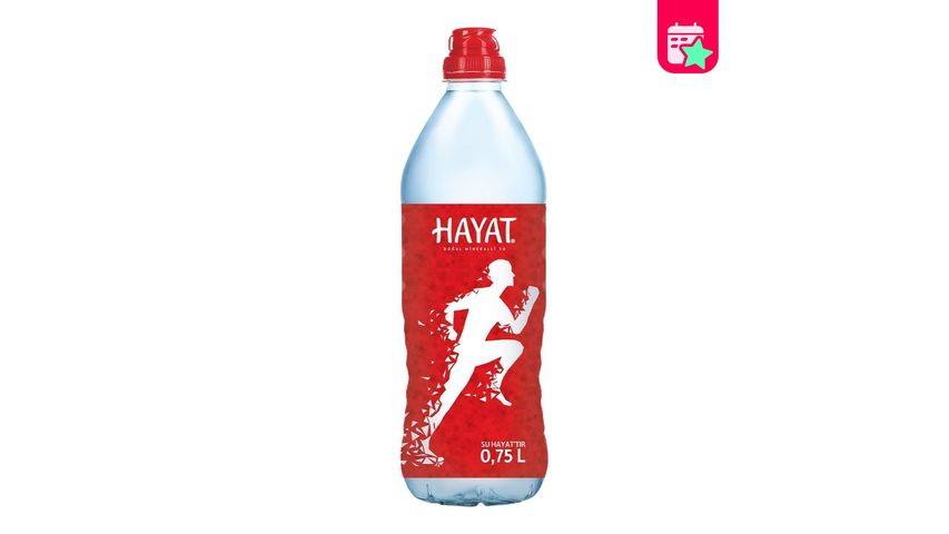 Hayat Natural Mineral Water Sports Cap 750 ml