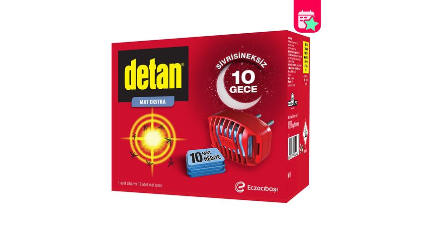 Detan Super Mat Device + 10 Refills