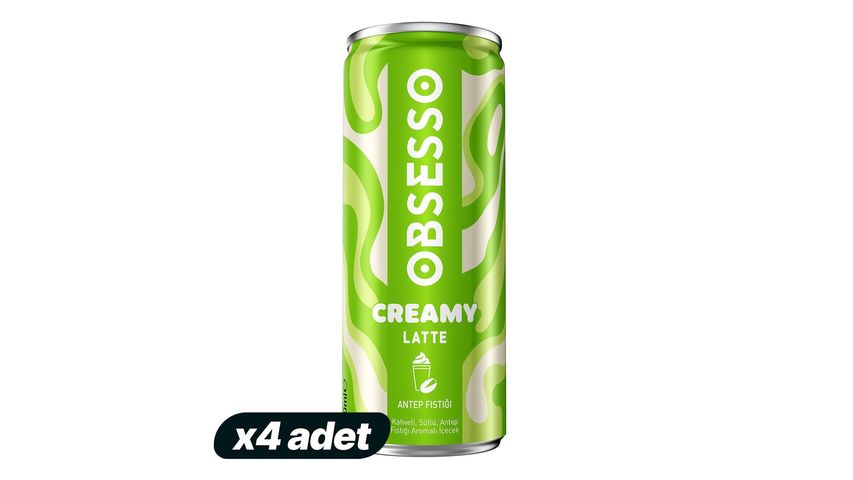 4x Obsesso Creamy Pistachio 250 ml Bundle
