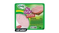 2'li Pınar Aç Bitir Büyük Dilim Hindi Salam 60 g Paketi
