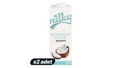 2'li Nilky Şekersiz Hindistan Cevizli İçecek 1 L Paketi