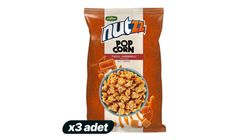 3'lü Nutzz Karamelli Popcorn Patlamış Mısır 90 g Paketi