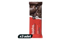 3x Bahs High Protein Chocolate Brownie Bar 45 g Bundle