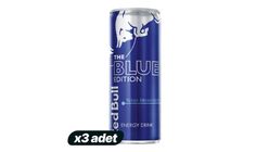 3x Red Bull Energy Drink Blueberry 250 ml Bundle