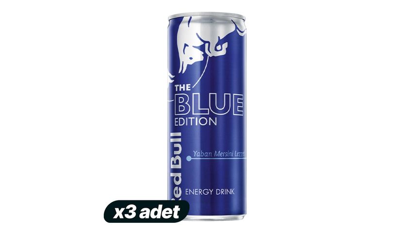 3x Red Bull Energy Drink Blueberry 250 ml Bundle