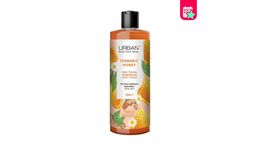 Urban Care Turmeric Honey Skin Tone Equalizing & Brightening Shower Gel 750 ml
