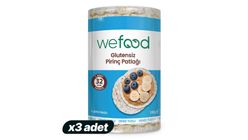 3x Wefood Gluten-Free Rice Cakes 100 g Bundle