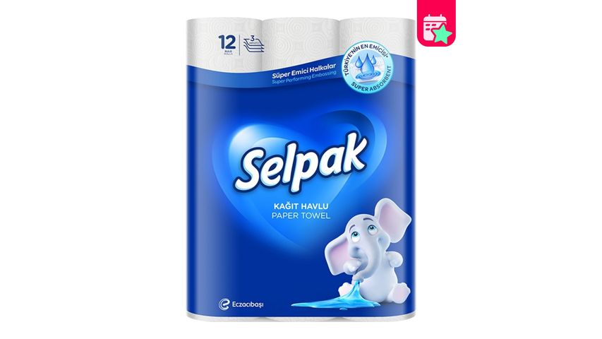 Selpak ® Paper Towel 12 pcs - 3 Ply