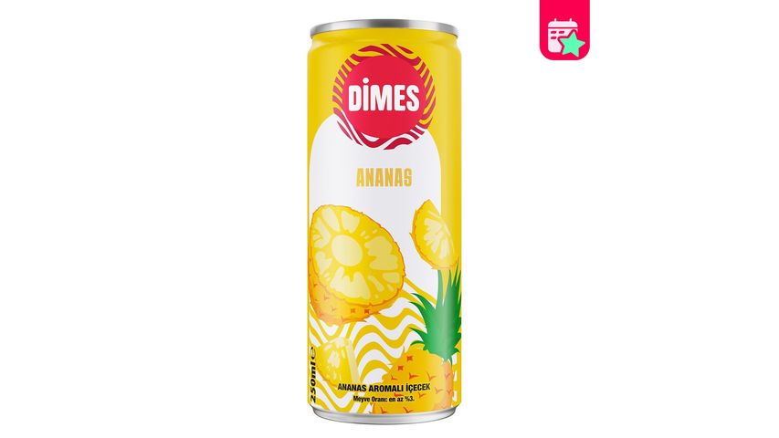 Dimes Pineapple Flavored Fruit Juice 250 ml