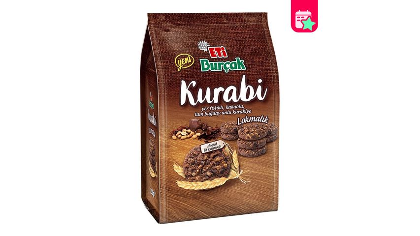 Eti Burçak Kurabi Bag Cocoa Biscuits 150 g