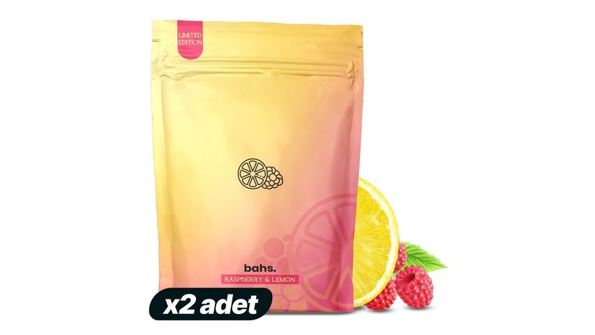 2'li bahs. Raspberry & Lemon Öğün Tozu 600 g Paketi